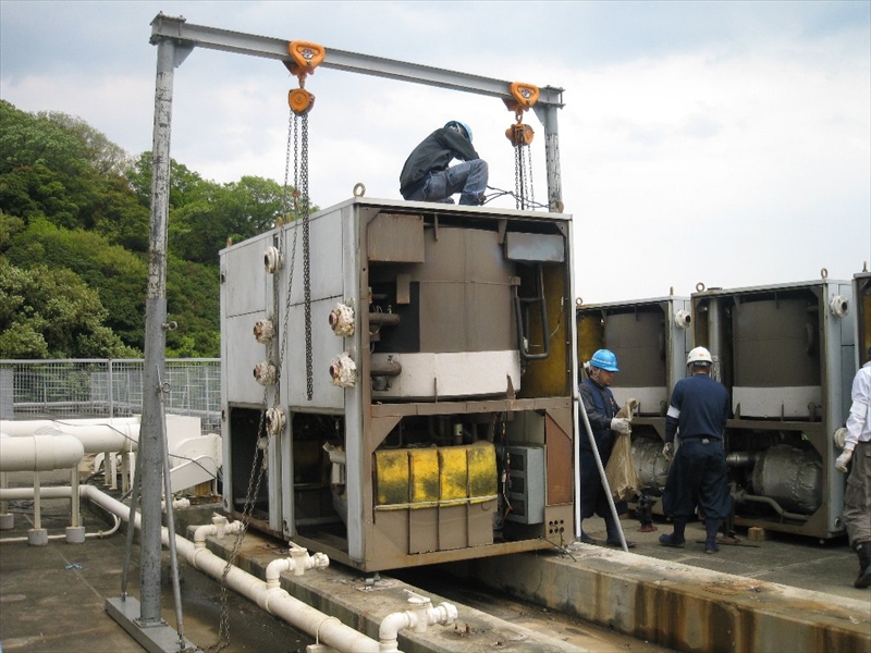 重量物運搬・搬入・据付工事